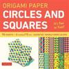 Origami Paper Circles and Squares 96 Sheets 6" (15 cm)