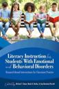 Literacy Instruction for Students with Emotional and Behavioural Disorders