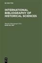 International Bibliography of Historical Sciences 1997