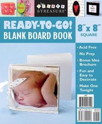 Ready-To-Go Blank Board Book White 8