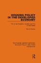 Housing Policy in the Developed Economy