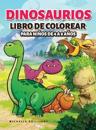 Dinosaurios Libro de colorear para niños de 4 a 8 años
