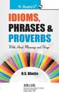 Idioms, Phrases & Proverbs with Hindi Meanings & Usage