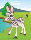 Livro para Colorir de Zebras
