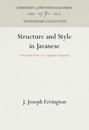 Structure and Style in Javanese