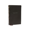 NKJV, Personal Size Reference Bible, Sovereign Collection, Genuine Leather, Black, Red Letter, Thumb Indexed, Comfort Print