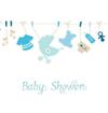 Baby Shower Guest Book, Blue, Boy, Beautiful Guest Book for Family & Friends to Write In, Mummy To Be, Photo, Baby, Pregnancy, Motherhood, New Born Keepsake (Hardback)