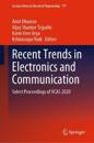 Recent Trends in Electronics and Communication
