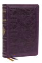 KJV, Personal Size Reference Bible, Sovereign Collection, Leathersoft, Purple, Red Letter, Thumb Indexed, Comfort Print