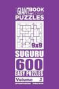 The Giant Book of Logic Puzzles - Suguru 600 Easy Puzzles (Volume 2)