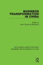 Business Transformation in China
