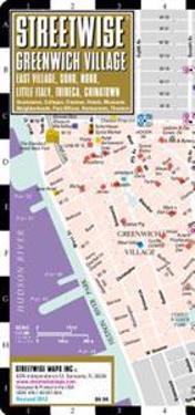 Streetwise Greenwich Village Map - Laminated Street Map of Greenwich Village, NY: Folding Pocket Size Travel Map