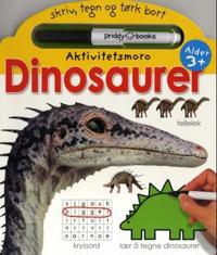Dinosaurer. Aktivitetsmoro. Skriv, tegn og tørk bort. 1 bok. 1 tusjpenn