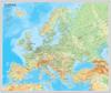Europa väggkarta Kartförlaget 1:5,5 mili i papptub
