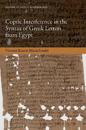 Coptic Interference in the Syntax of Greek Letters from Egypt