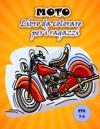 Libro da colorare moto per bambini