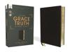NASB, The Grace and Truth Study Bible (Trustworthy and Practical Insights), European Bonded Leather, Black, Red Letter, 1995 Text, Comfort Print