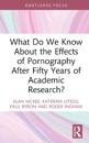 What Do We Know About the Effects of Pornography After Fifty Years of Academic Research?