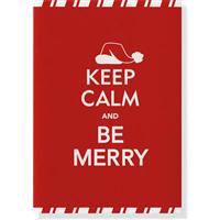 Keep Calm and Be Merry Small Boxed Holiday Cards
