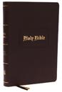 KJV Holy Bible: Large Print with 53,000 Center-Column Cross References, Brown Leathersoft, Red Letter, Comfort Print: King James Version