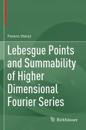 Lebesgue Points and Summability of Higher Dimensional Fourier Series