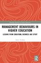 Management Behaviours in Higher Education