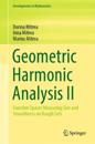 Geometric Harmonic Analysis II