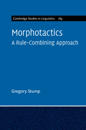 Morphotactics: Volume 169