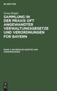 Bayerische Gesetze Und Verordnungen