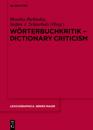 Wörterbuchkritik - Dictionary Criticism
