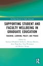 Supporting Student and Faculty Wellbeing in Graduate Education