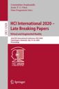 HCI International 2020 - Late Breaking Papers: Virtual and Augmented Reality