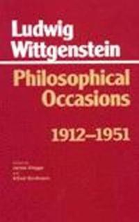Philosophical Occasions, 1912-51