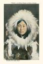 Vintage Journal Obleka, Indigenous Alaskan Woman in Native Costume