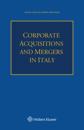 Corporate Acquisitions and Mergers in Italy