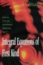 Integral Equations Of First Kind