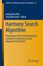 Harmony Search Algorithm
