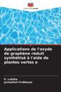 Applications de l'oxyde de graphène réduit synthétisé à l'aide de plantes vertes e