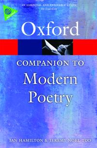 The Oxford Companion to Modern Poetry
