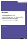 Konzeptentwurf für das Consent-Management am Medizinischen Datenintegrationszentrum der Universitätsmedizin Göttingen