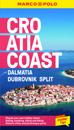 Croatia Coast Marco Polo Pocket Travel Guide - with pull out map