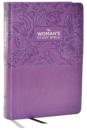 KJV, The Woman's Study Bible, Purple Leathersoft, Red Letter, Full-Color Edition, Comfort Print (Thumb Indexed)