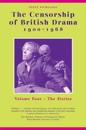 The Censorship of British Drama 1900-1968 Volume 4