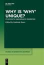 Why is ‘Why’ Unique?