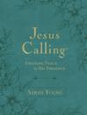 Jesus Calling, Large Text Teal Leathersoft, with full Scriptures