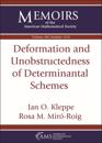 Deformation and Unobstructedness of Determinantal Schemes