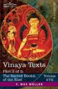 Vinaya Texts, Part 2 of 3