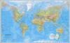 Världen väggkarta LAMINERAD i papptub,1:30m, Kartförlaget