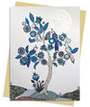 Alexandra Milton: Silver Tree of life with Four White-throated Magpies Greeting Card Pack