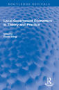 Local Government Economics in Theory and Practice